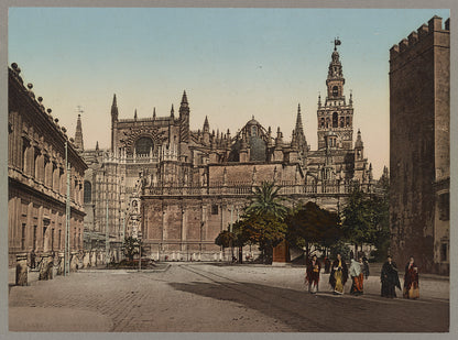 A picture of Sevilla. Plaza del Triunfo con la Catedral