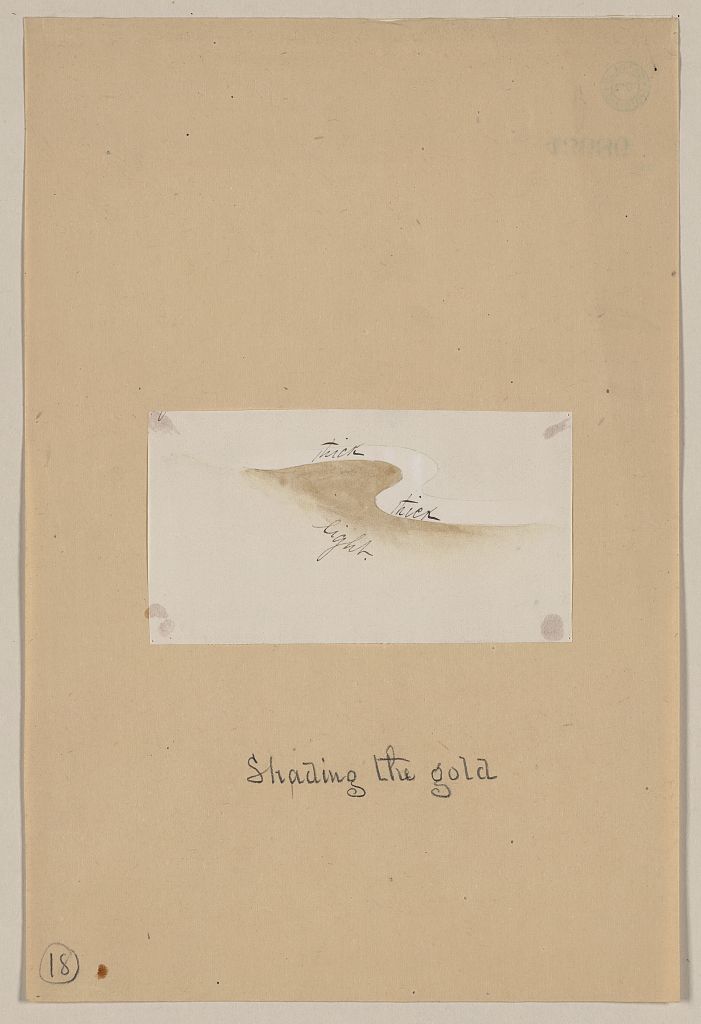 A picture of Shading the gold