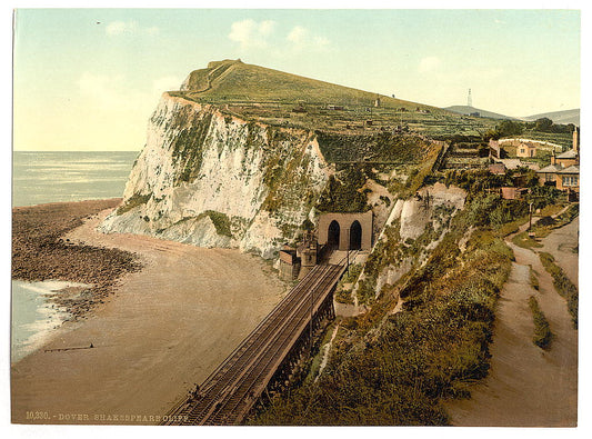 A picture of Shakespeare's Cliff, Dover, England