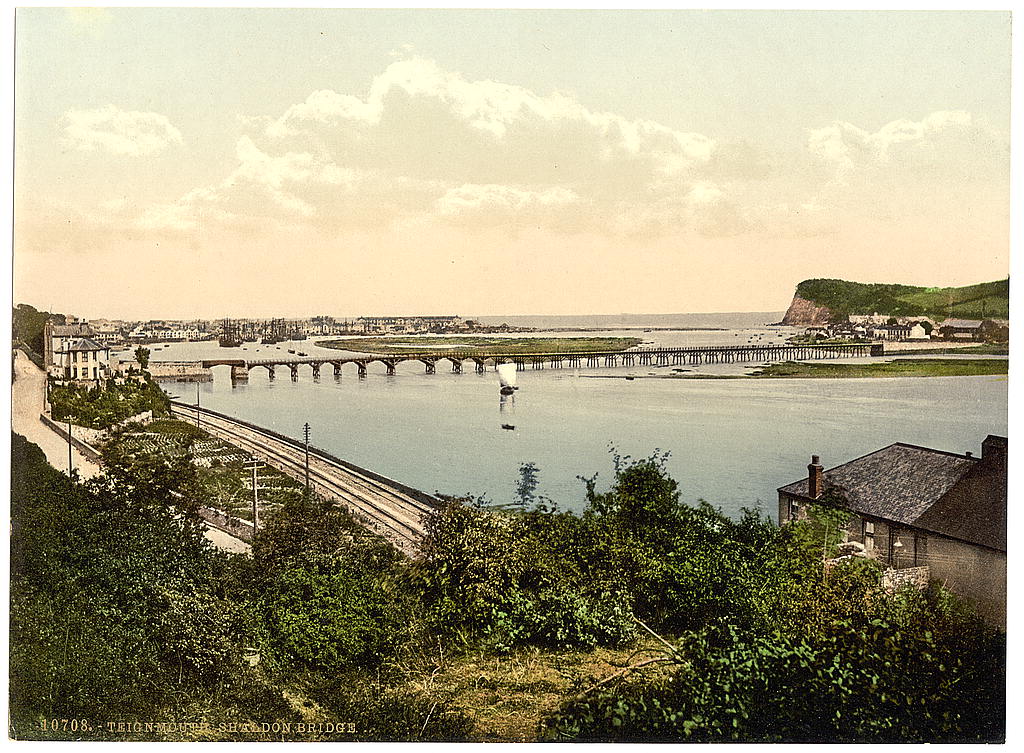 A picture of Shaldon Bridge, Teignmouth, England