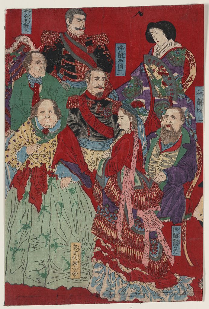 A picture of Shokoku kokuō zu