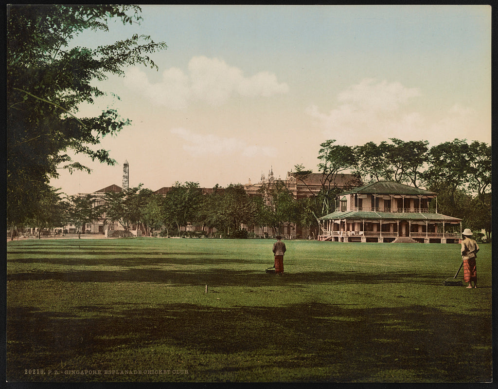 A picture of Singapore. Esplanade Cricket Club