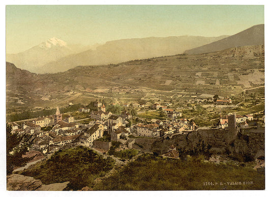 A picture of Sion, general view, Valais, Switzerland