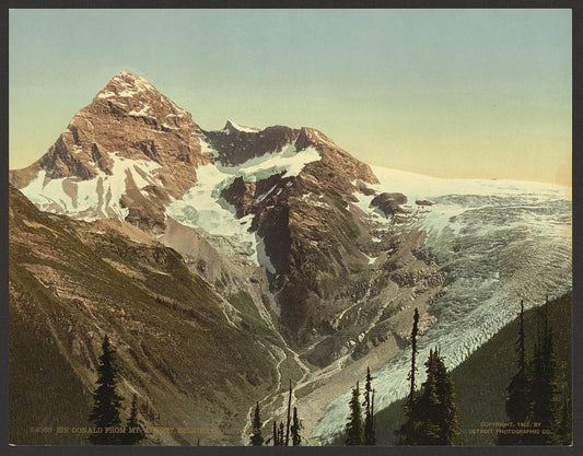 A picture of Sir Donald from Mt. Abbott, Selkirk Mountains