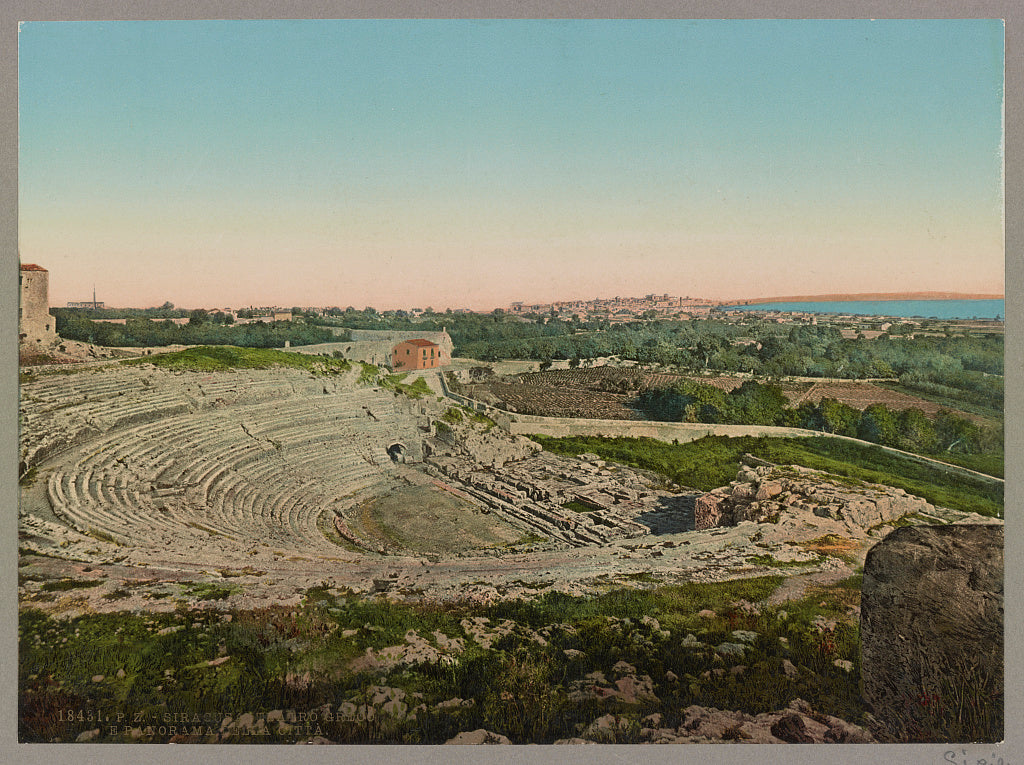 A picture of Siracusa. Teatro Greco e Panorama della Citta