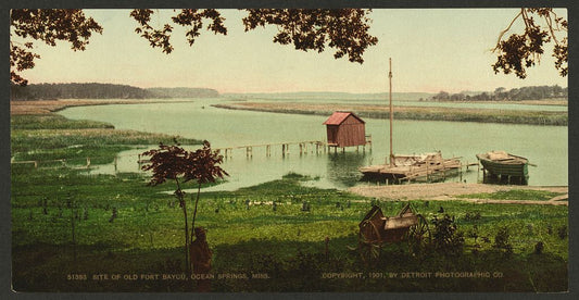 A picture of Site of Old Fort Bayou, Ocean Springs, Miss.
