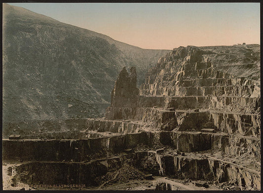 A picture of Slate quarries, Bethesda, Wales