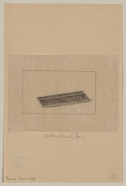 A picture of Soroban (counting frames)
