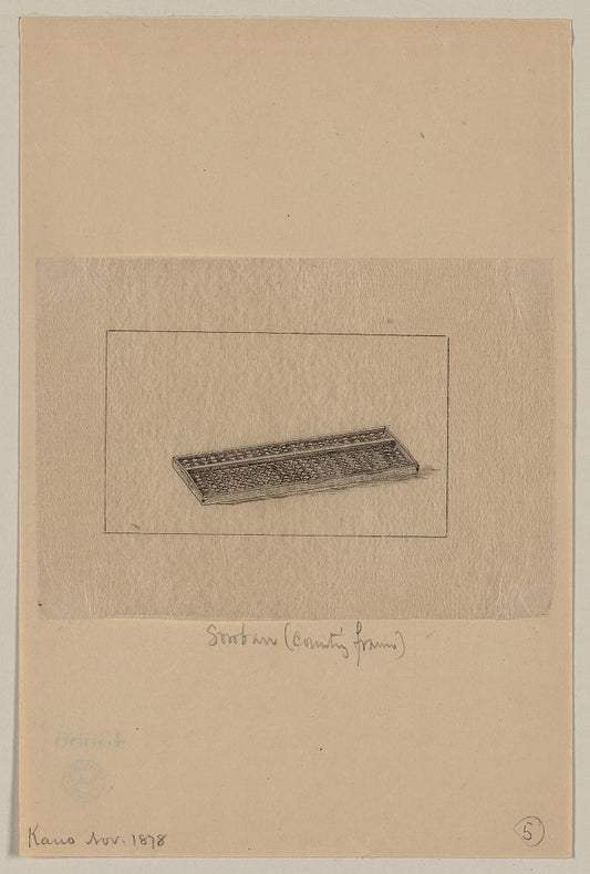 A picture of Soroban (counting frames)