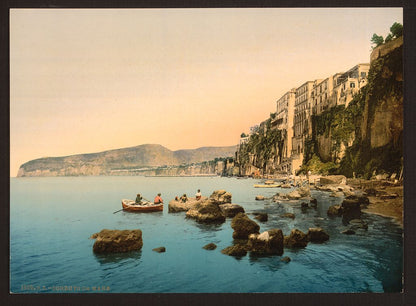 A picture of Sorrento by the sea, Naples, Italy