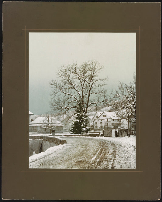 A picture of Sortie de Village Hirslanden près Zurich / Dorfausgang Hirslanden bei Zürich