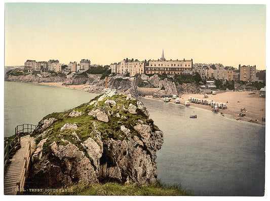 A picture of South sands, Tenby, Wales