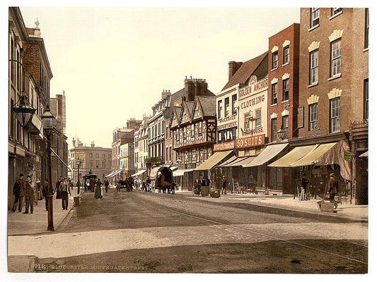 A picture of Southgate Street, Gloucester, England