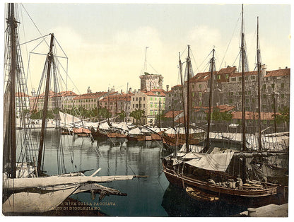 A picture of Spalato, Diocletian's Palace, Dalmatia, Austro-Hungary