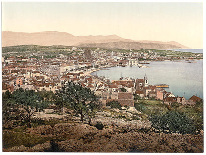 A picture of Spalato, general view, Dalmatia, Austro-Hungary