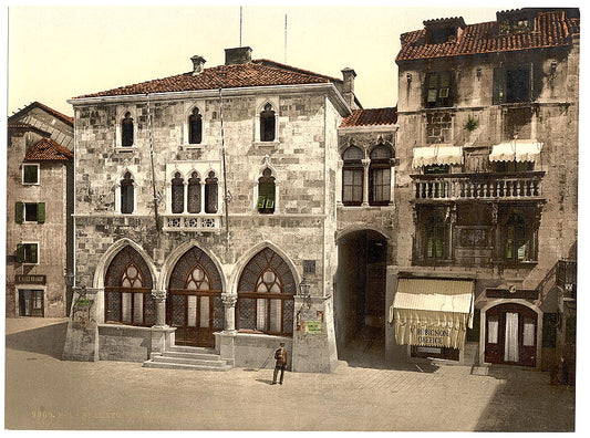 A picture of Spalato, the Communal Palace, Dalmatia, Austro-Hungary