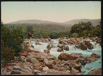 A picture of Spencer's Falls, Upper Snowy River, N.S.W.