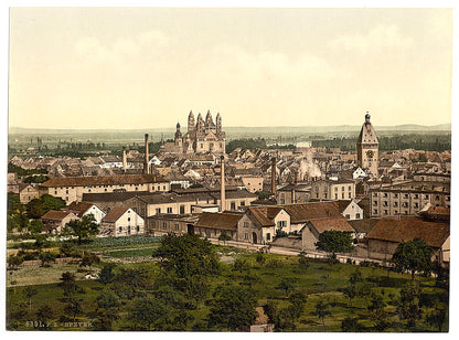 A picture of Speyer, general view, the Rhine, Germany