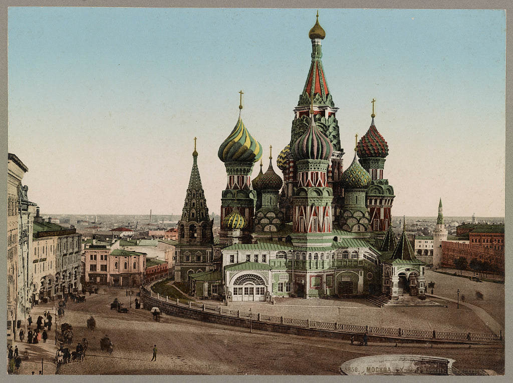 A picture of St. Basil Cathedral, Moscow, Russia