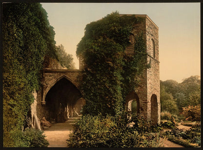 A picture of St. Bavon Abbey, the old tower, Ghent, Belgium