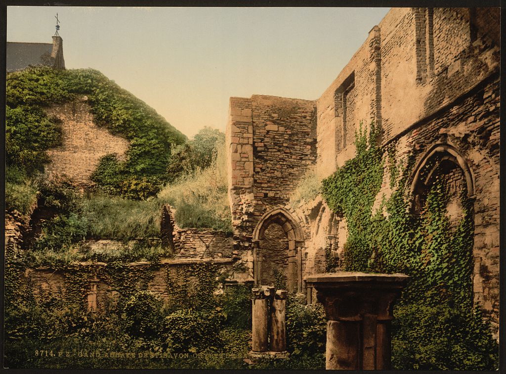 A picture of St. Bavon Abbey, the Virgin's Crypt, Ghent, Belgium