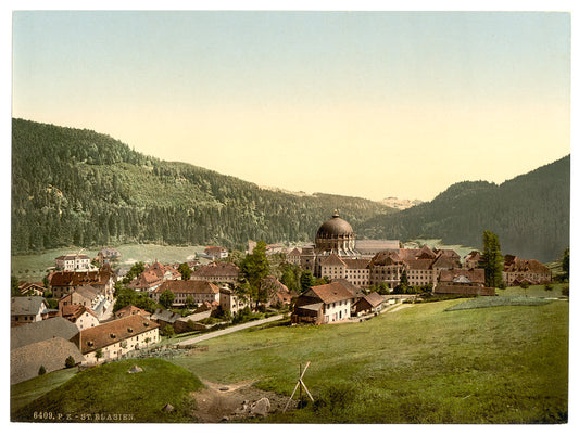 A picture of St. Blasien, general view, Black Forest, Baden, Germany