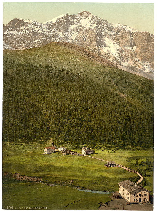 A picture of St. Gertraud, Tyrol, Austro-Hungary