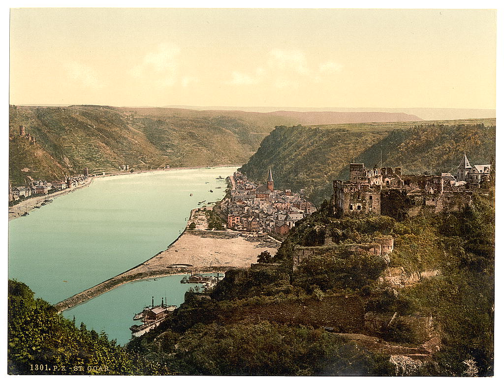 A picture of St. Goar, the Rhine, Germany