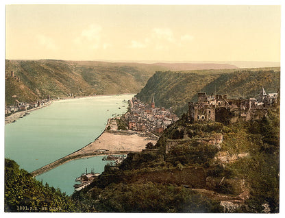 A picture of St. Goar, the Rhine, Germany