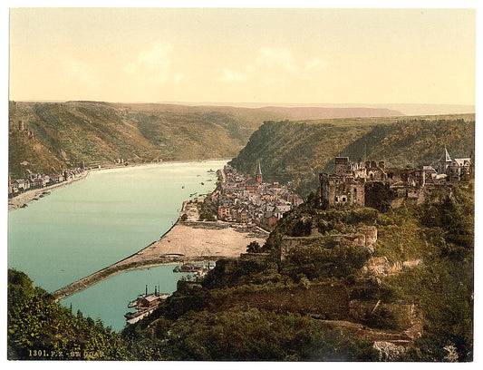 A picture of St. Goar, the Rhine, Germany
