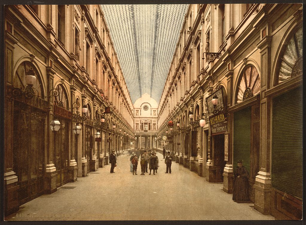 A picture of St. Hubert's gallery, Brussels, Belgium