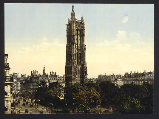 A picture of St. James' tower, Paris, France