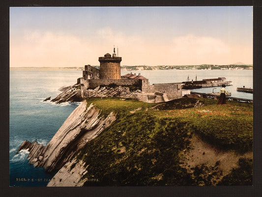 A picture of St. Jean de Luz, Fort Socoa, Pyrenees, France