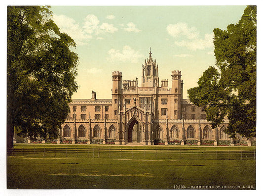 A picture of St. John's College, Cambridge, England