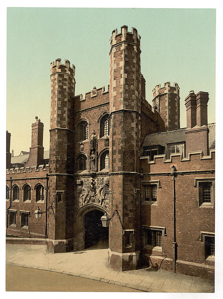 A picture of St. John's Gateway, Cambridge, England