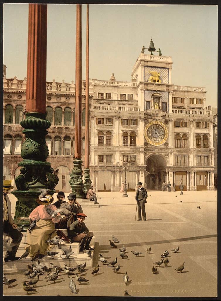 A picture of St. Mark's Place and Clock, Venice, Italy