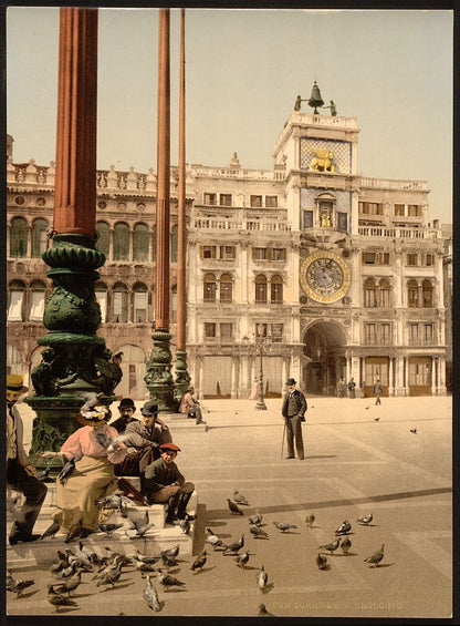 A picture of St. Mark's Place and Clock, Venice, Italy