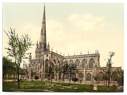 A picture of St. Mary Redcliffe, Bristol, England