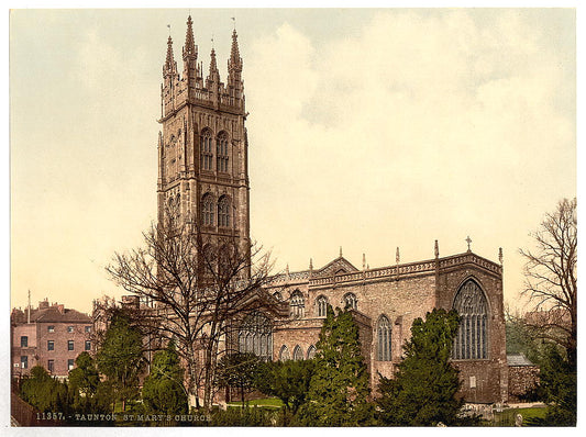 A picture of St. Mary's Church, Taunton, England