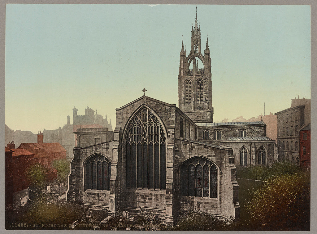 A picture of St. Nicholas Cathedral. Newcastle-on-Tyne