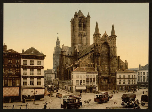 A picture of St. Nicolas Church, Ghent, Belgium