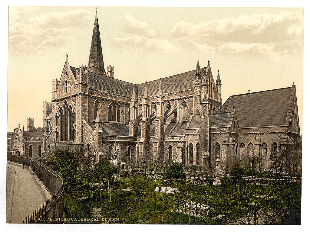 A picture of St. Patrick's Cathedral, Dublin. County Dublin, Ireland