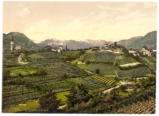 A picture of St. Paul's, Eppan, Tyrol, Austro-Hungary