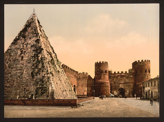 A picture of St. Paul's Gate, Rome, Italy