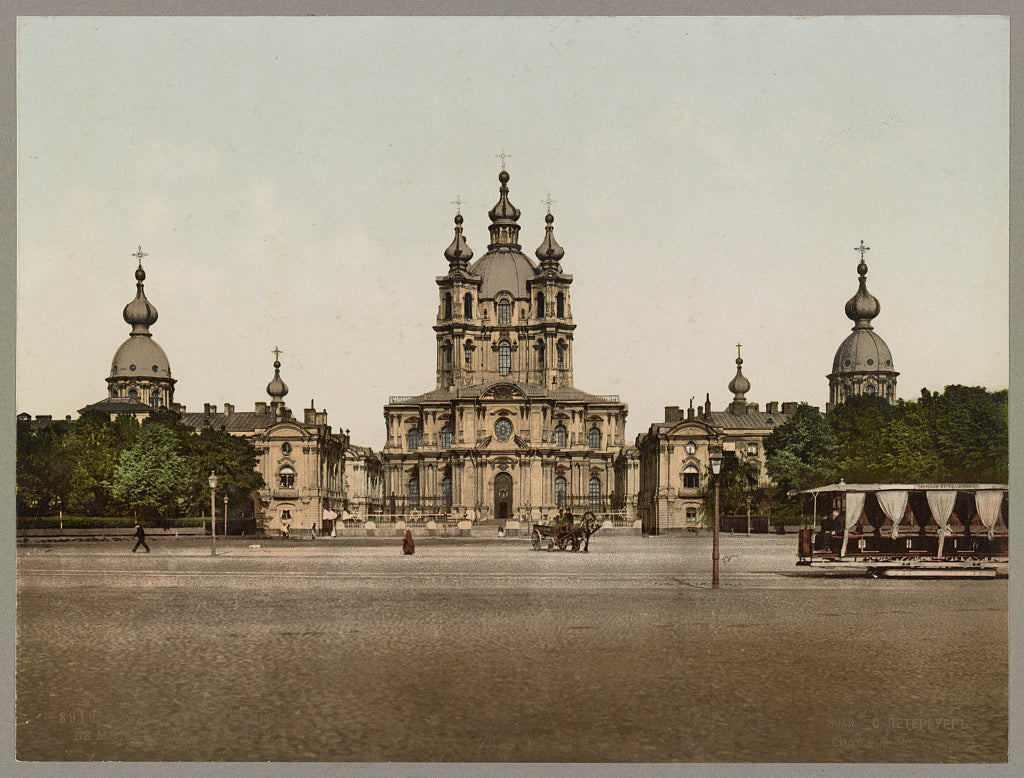 A picture of St. Pétersbourg. Le Monastère Ssmolny