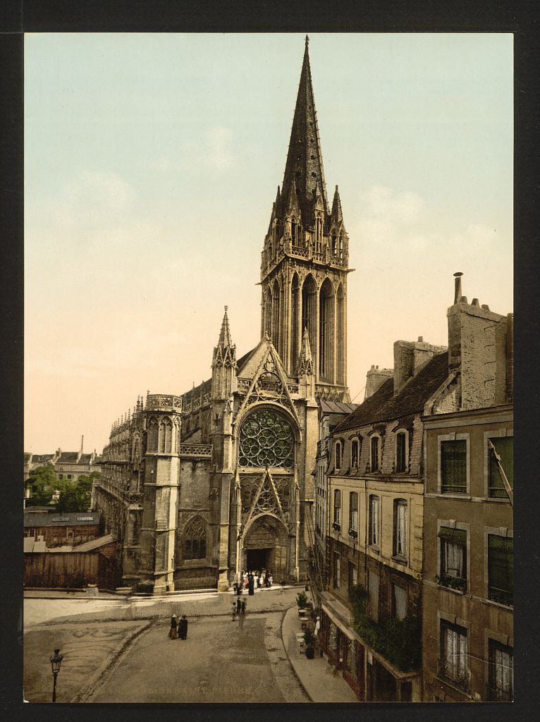 A picture of St. Pierre church, Caen, France