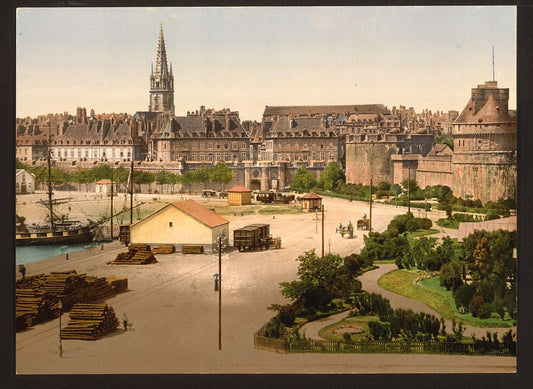 A picture of St. Vincent Gate, St. Malo, France