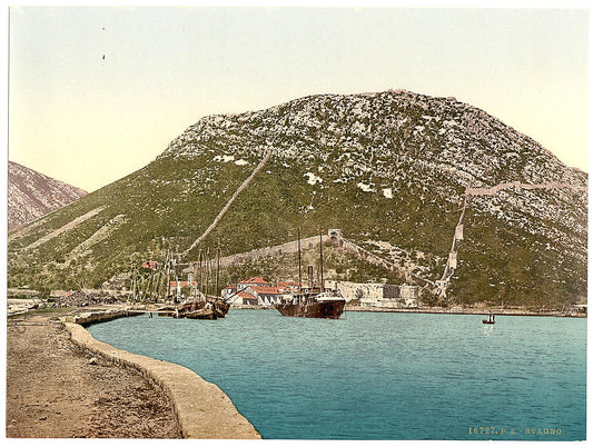 A picture of Stagno, general view, Dalmatia, Austro-Hungary