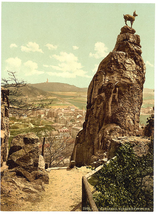 A picture of Stag's Leap, Carlsbad, Bohemia, Austro-Hungary