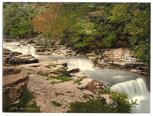 A picture of Stainforth Falls, Yorkshire, England